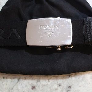 Black Prada Adjustable Belt